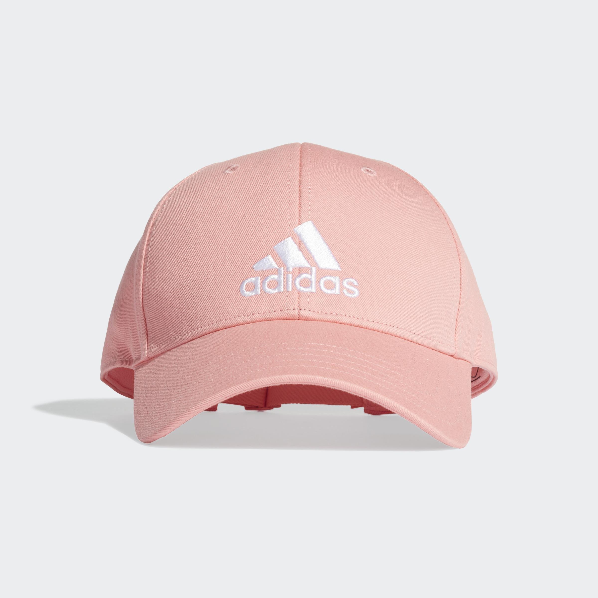 Unisex Cotton Baseball Cap, Pink, A901_ONE, large image number 1