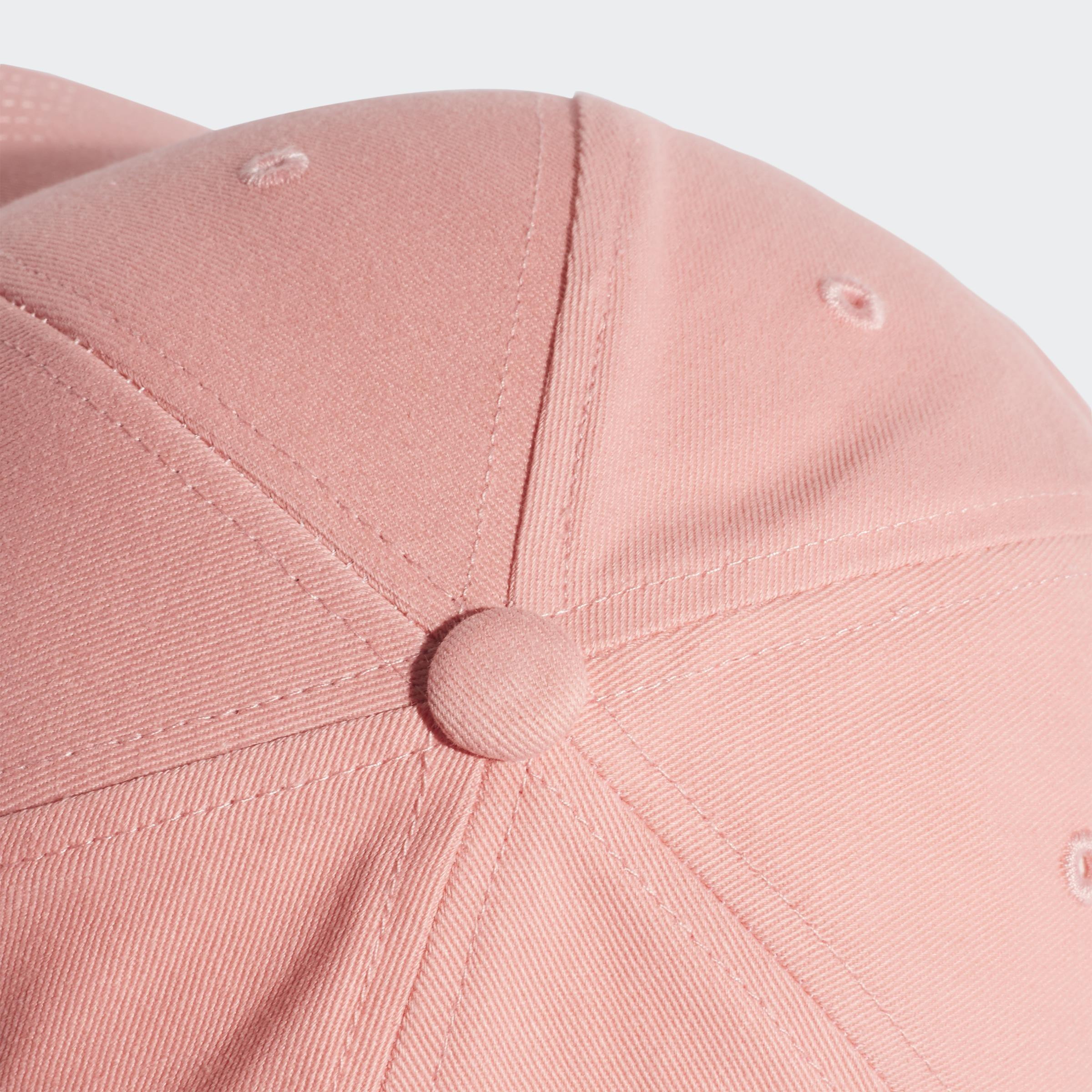 Unisex Cotton Baseball Cap, Pink, A901_ONE, large image number 4