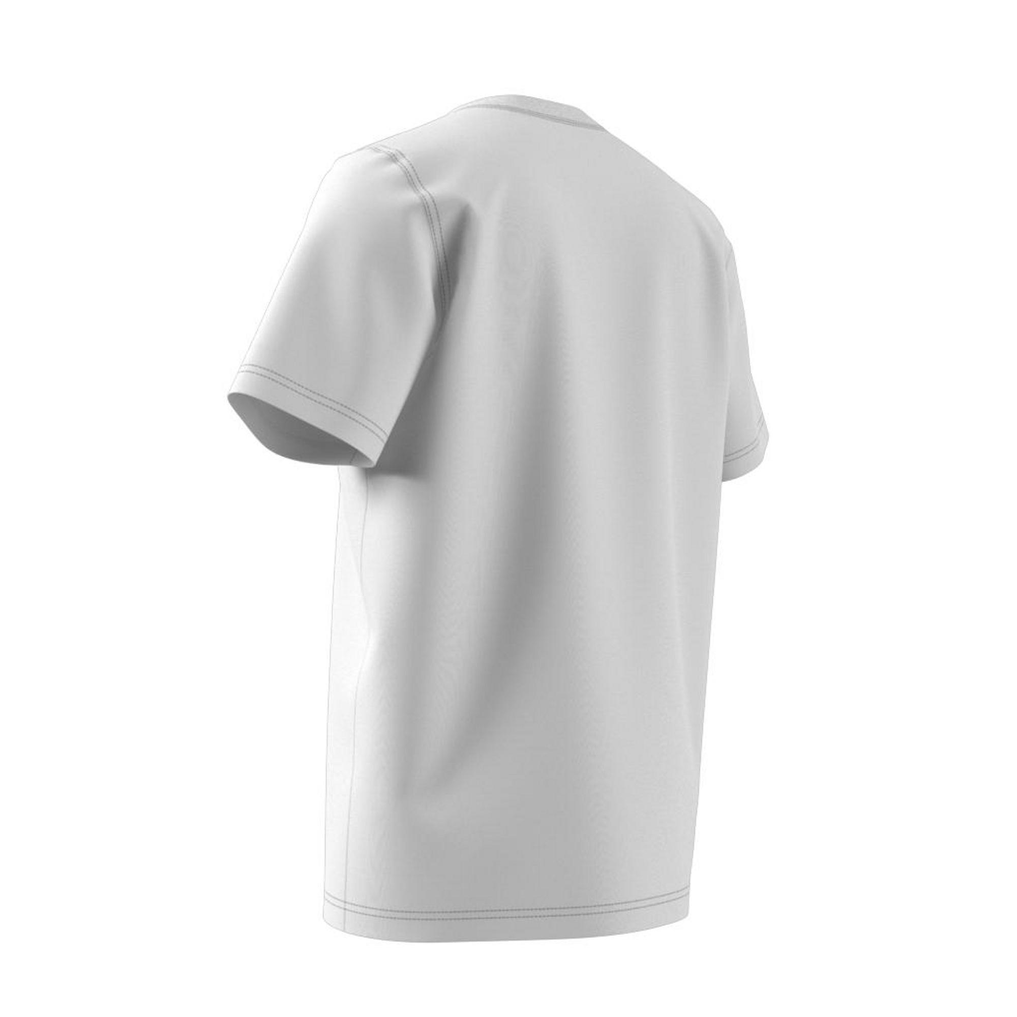 Men Trefoil T-Shirt, White, A901_ONE, large image number 5