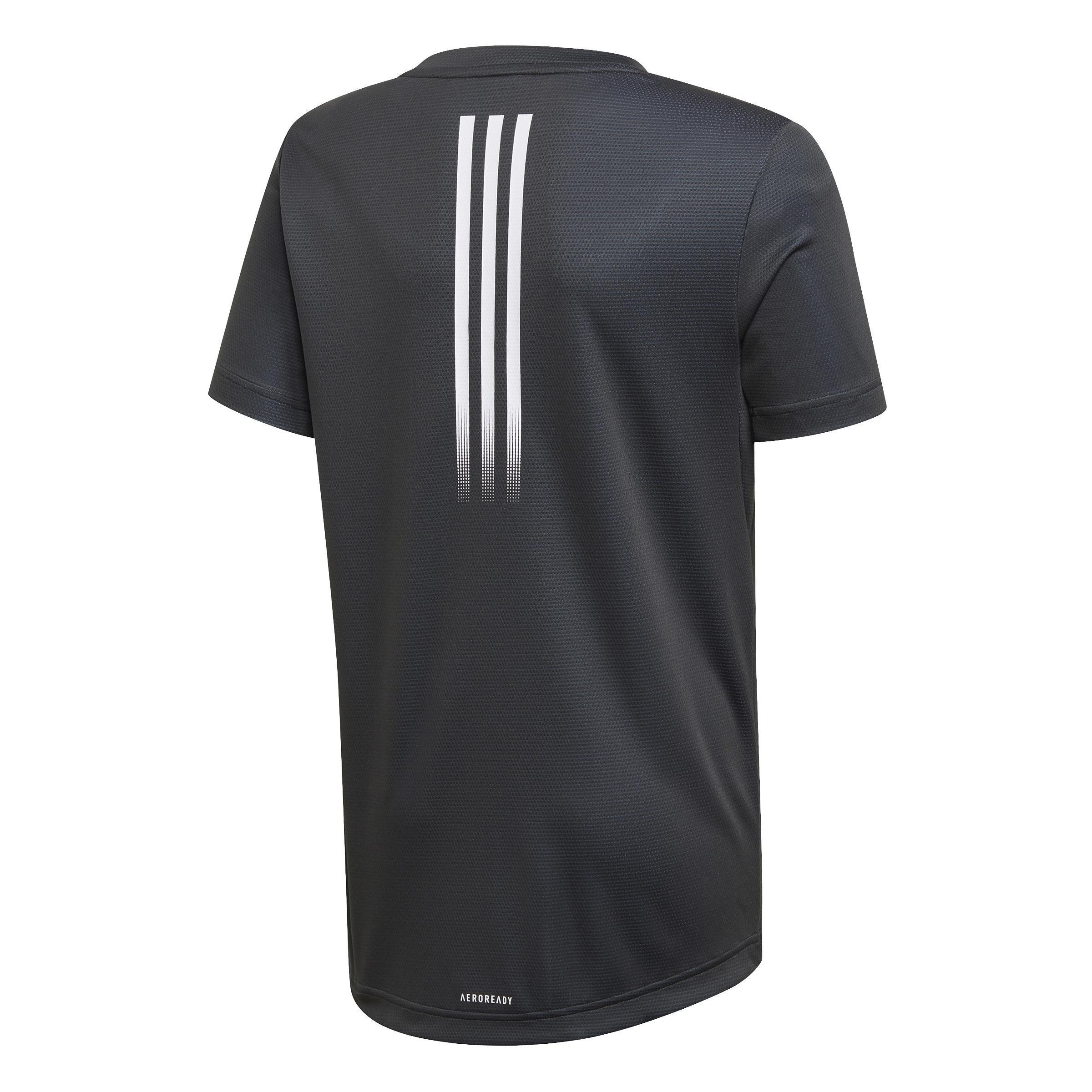 Kids Aeroready T-Shirt, Black, A901_ONE, large image number 1