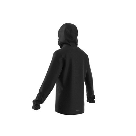 Men Own The Run Hooded Windbreaker, Black, A901_ONE, large image number 8