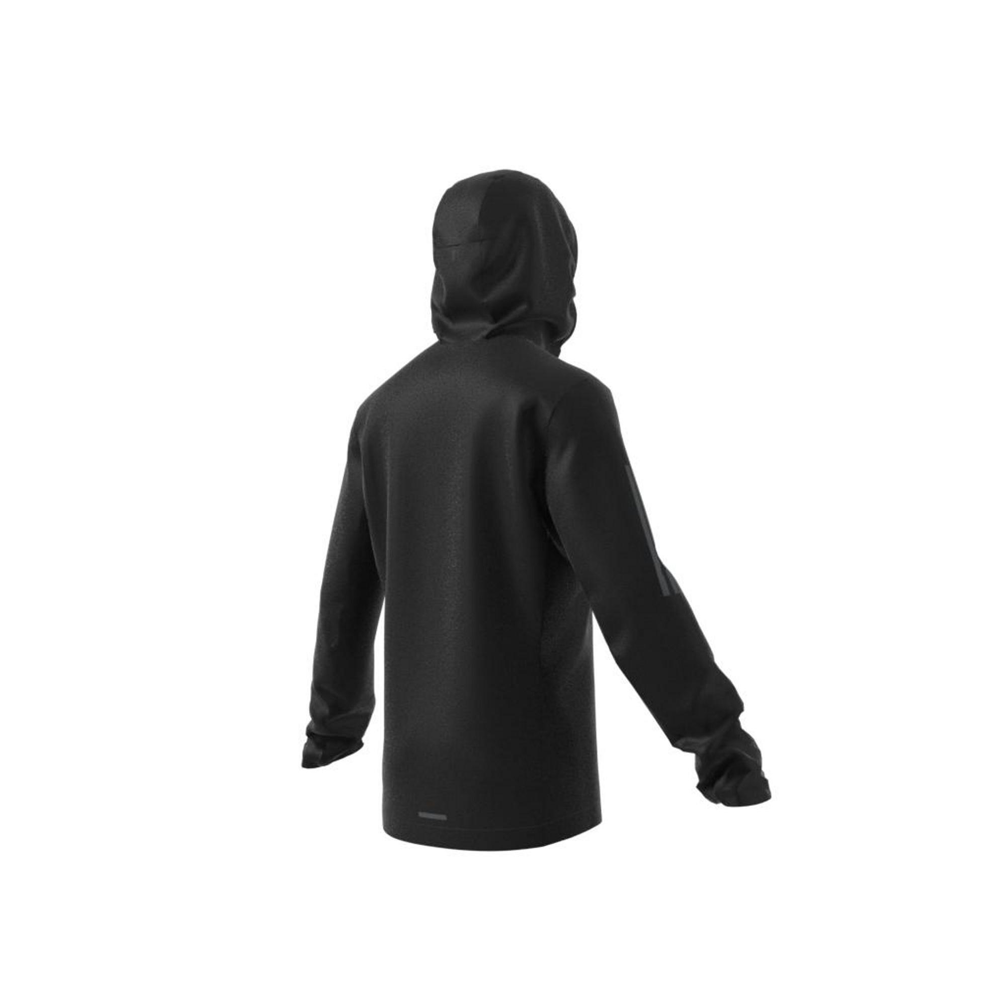 Own The Run Hooded Windbreaker, Black, A901_ONE, large image number 12