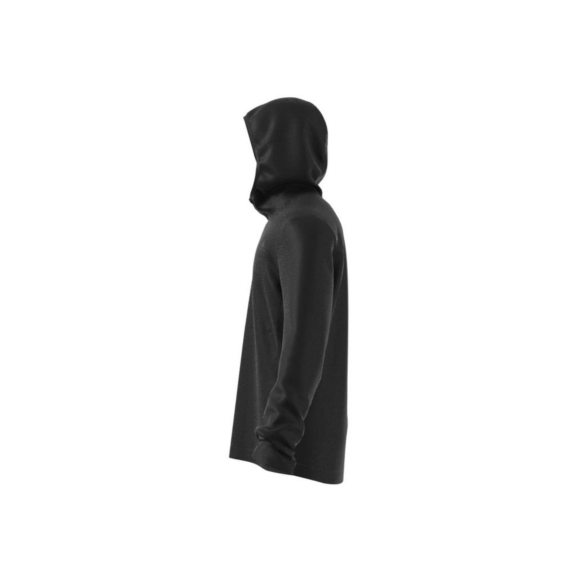 Men Own The Run Hooded Windbreaker, Black, A901_ONE, large image number 17