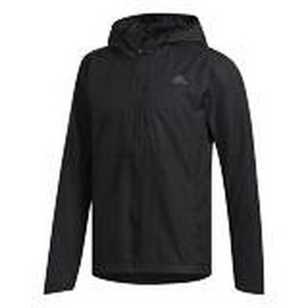 Men Own The Run Hooded Windbreaker, Black, A901_ONE, large image number 18