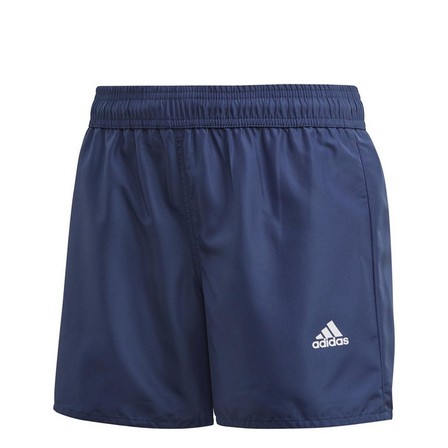 Kids Boys Classic Badge Of Sport Swim Shorts, Navy, A901_ONE, large image number 2