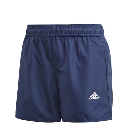 Kids Boys Classic Badge Of Sport Swim Shorts, Navy, A901_ONE, large image number 4