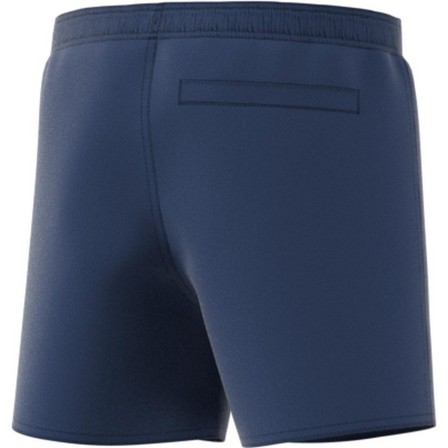 Kids Boys Classic Badge Of Sport Swim Shorts, Navy, A901_ONE, large image number 7