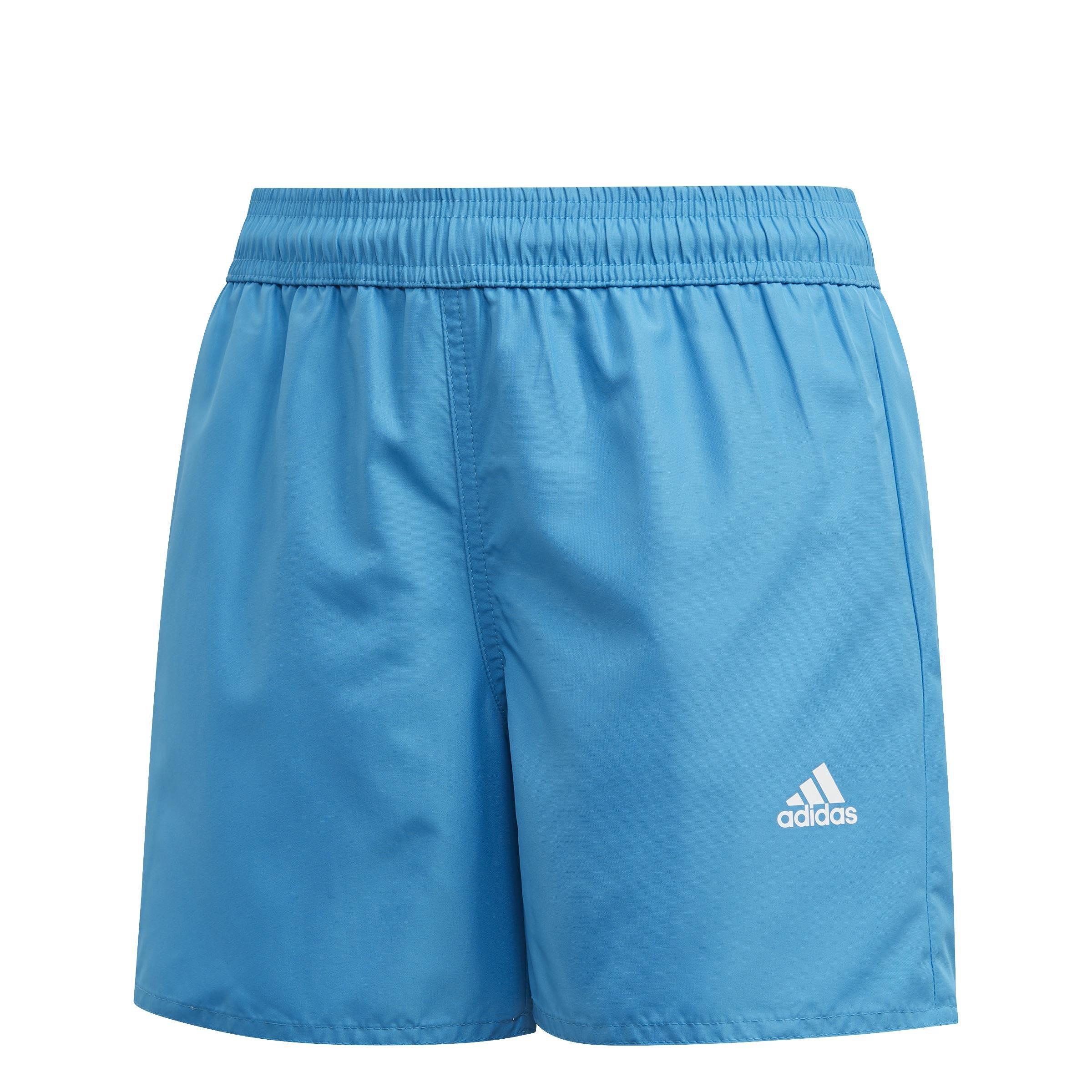 Kids Classic Badge of Sport Swim Shorts, Blue, , large image number 0
