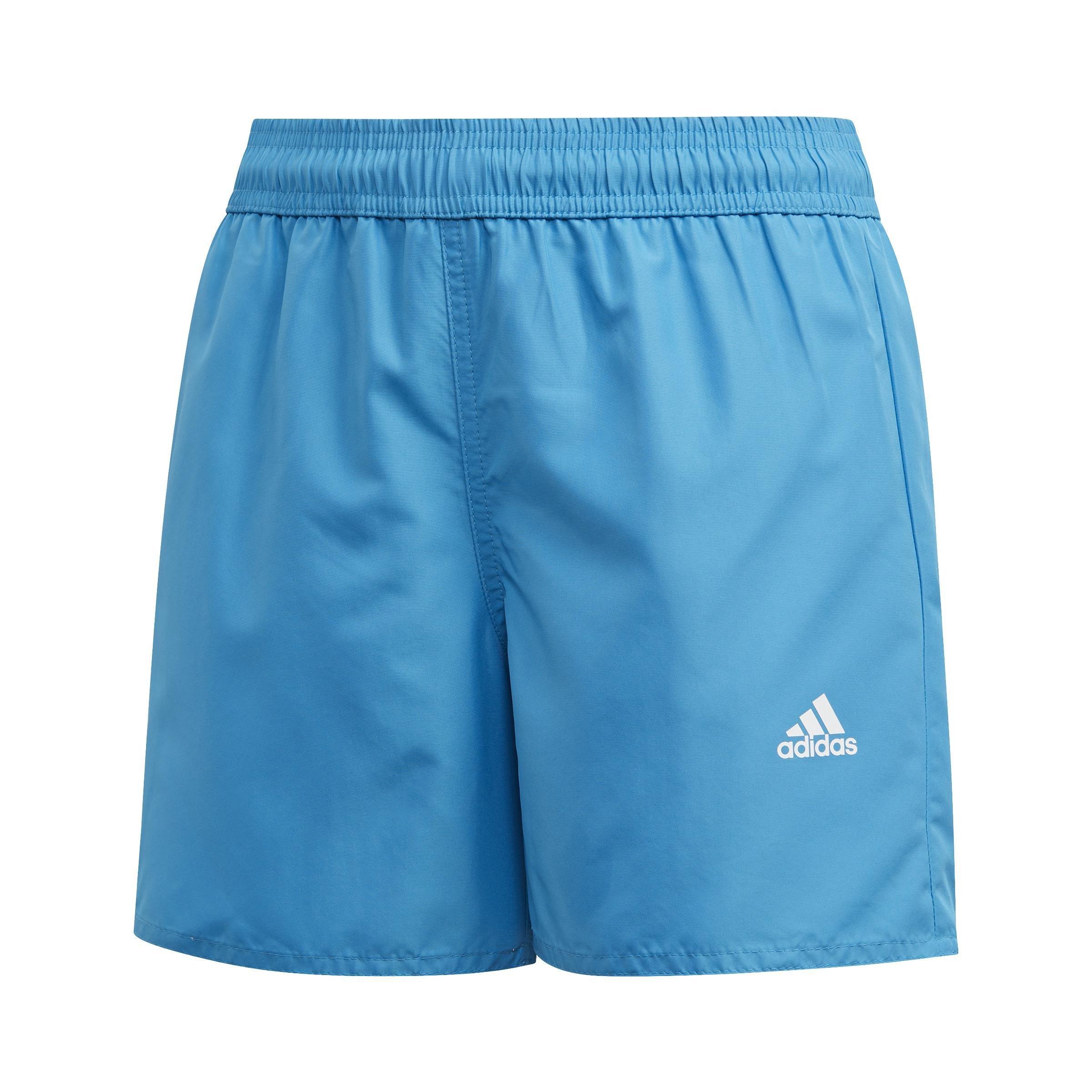 Kids Classic Badge of Sport Swim Shorts, Blue, , large image number 1