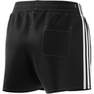 Women 3-Stripes Shorts, Black, A901_ONE, thumbnail image number 4