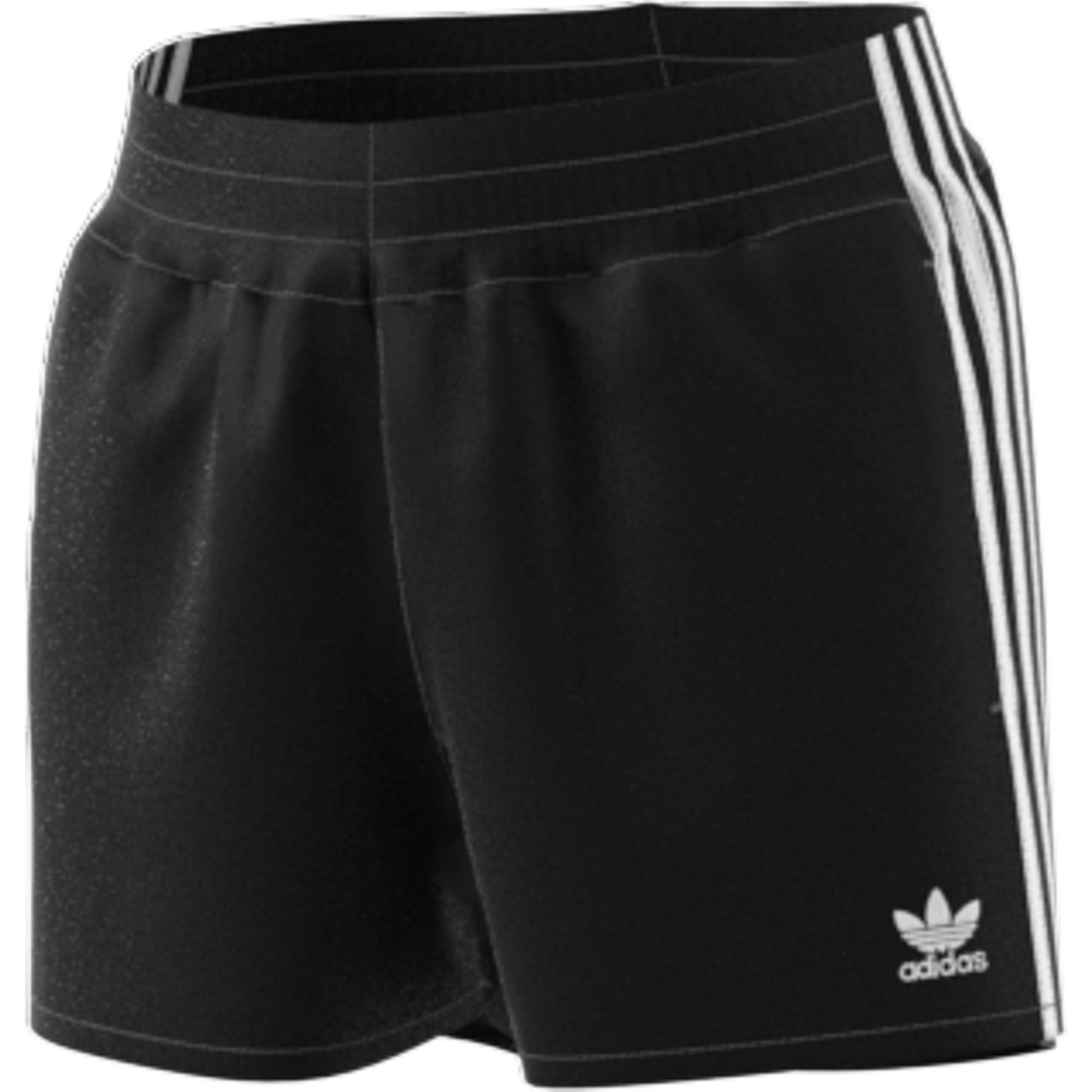 Women 3-Stripes Shorts, Black, A901_ONE, large image number 5