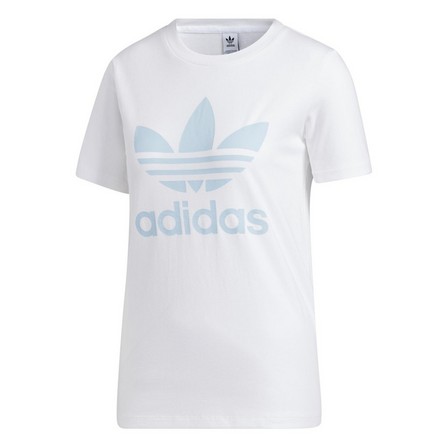 Women Trefoil T-Shirt, White, A901_ONE, large image number 15