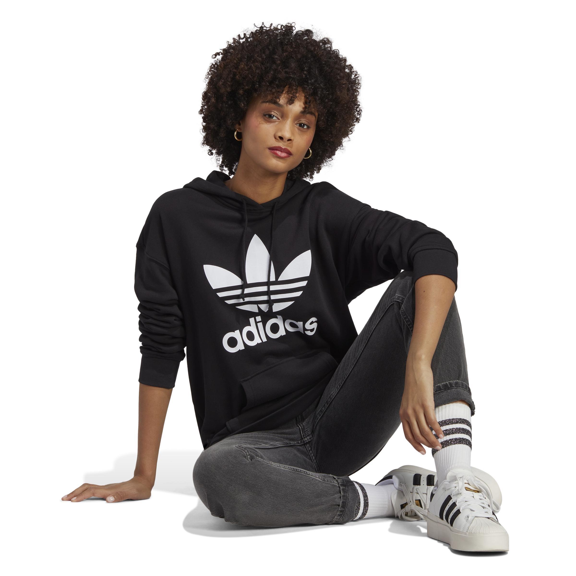 Adicolor Trefoil Hoodie, Black, , large image number 1
