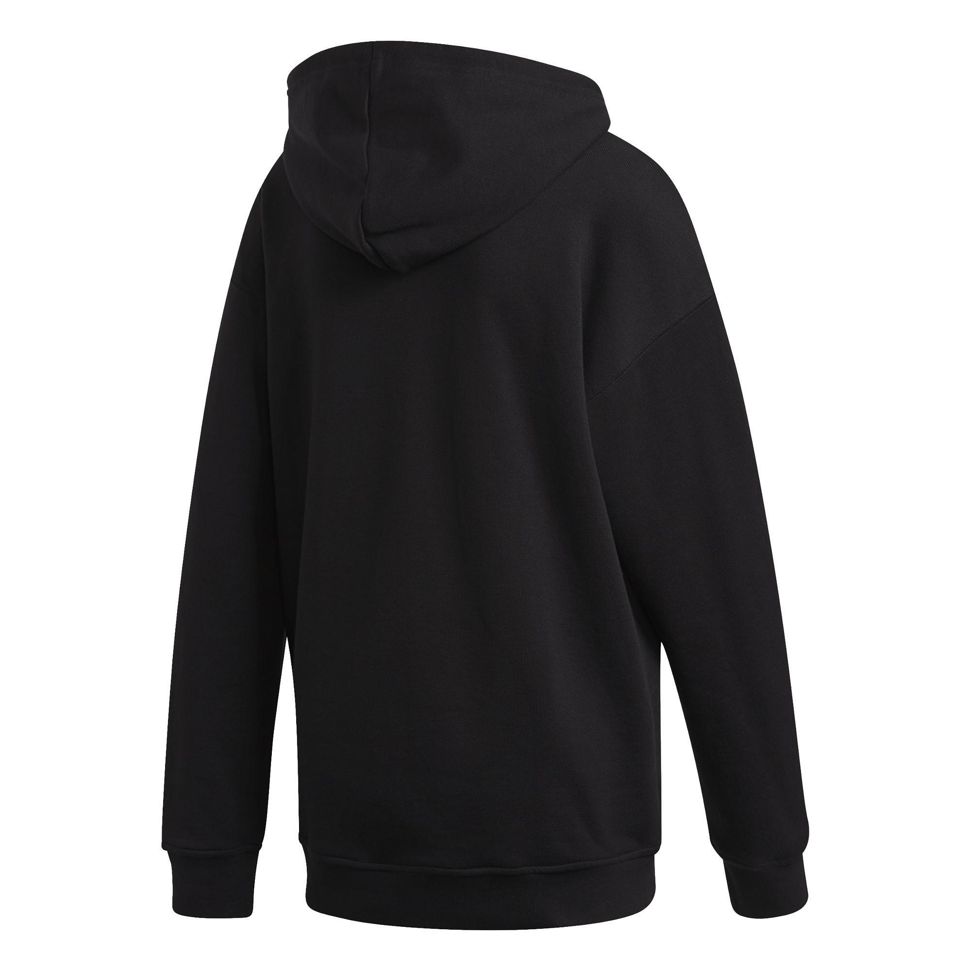 Women Adicolor Trefoil Hoodie, Black, A901_ONE, large image number 10