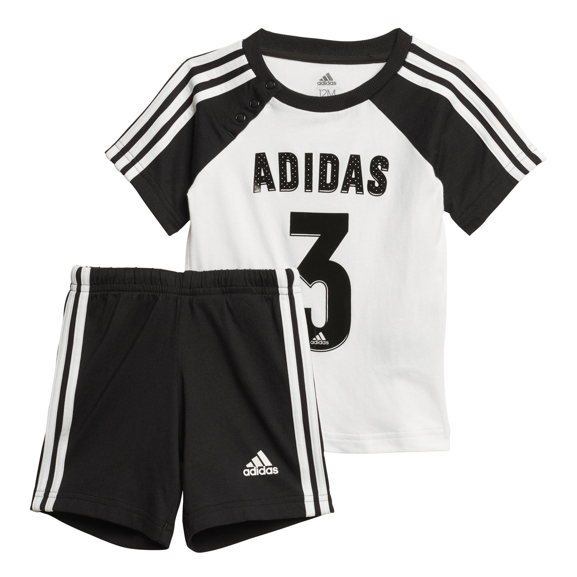 Unisex Kids Sport Summer Set, White, A901_ONE, large image number 0