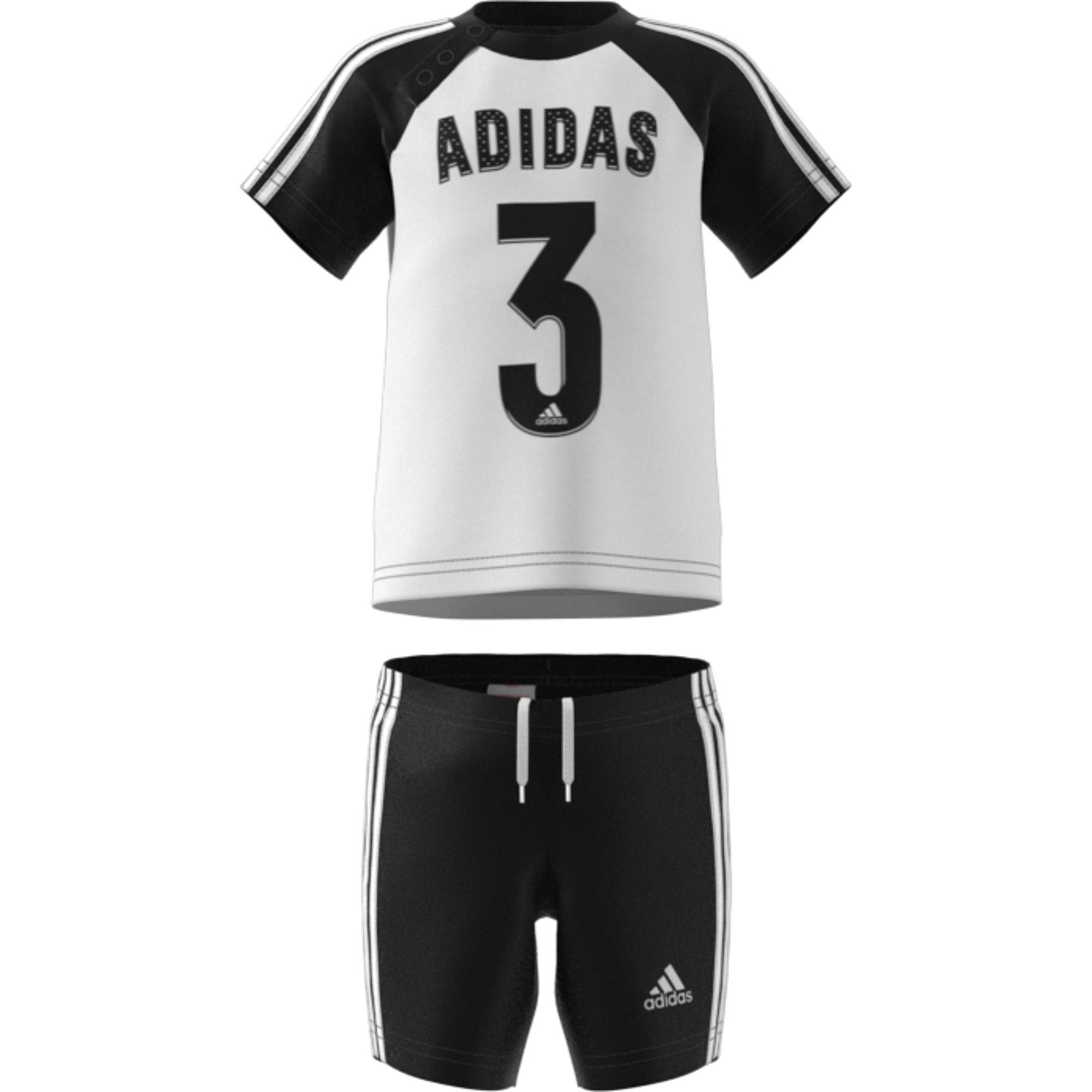 Unisex Kids Sport Summer Set, White, A901_ONE, large image number 1