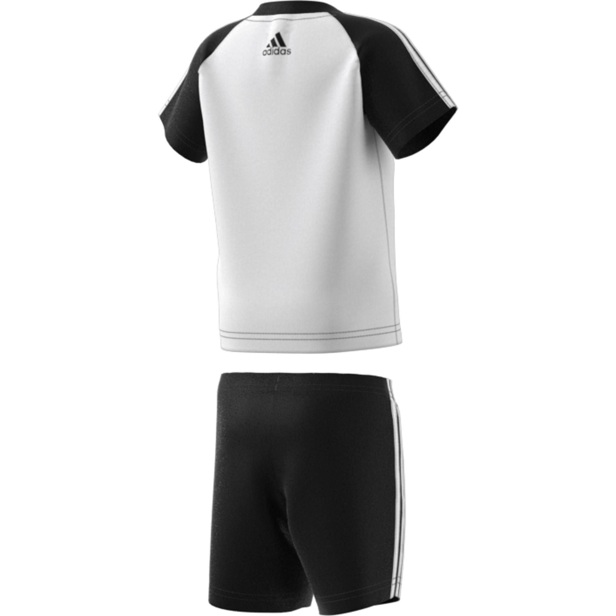 Unisex Kids Sport Summer Set, White, A901_ONE, large image number 2