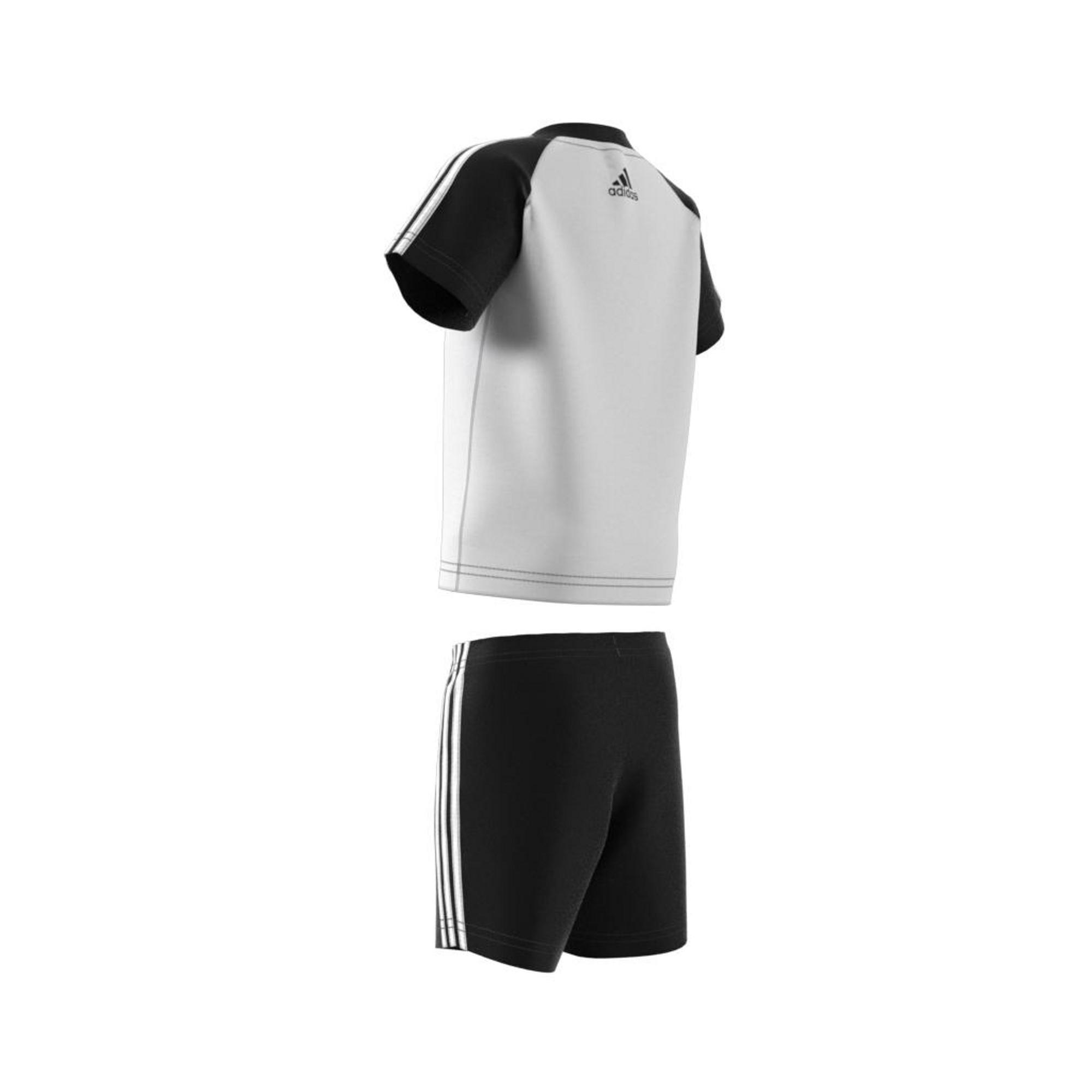Unisex Kids Sport Summer Set, White, A901_ONE, large image number 9