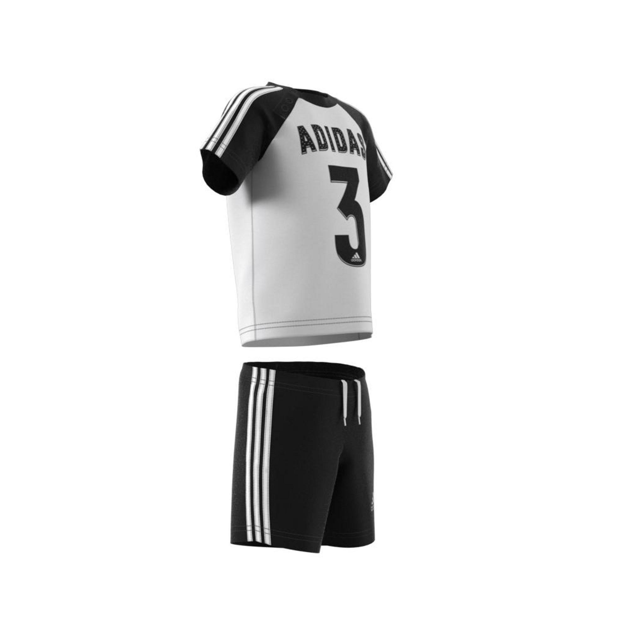 Unisex Kids Sport Summer Set, White, A901_ONE, large image number 10