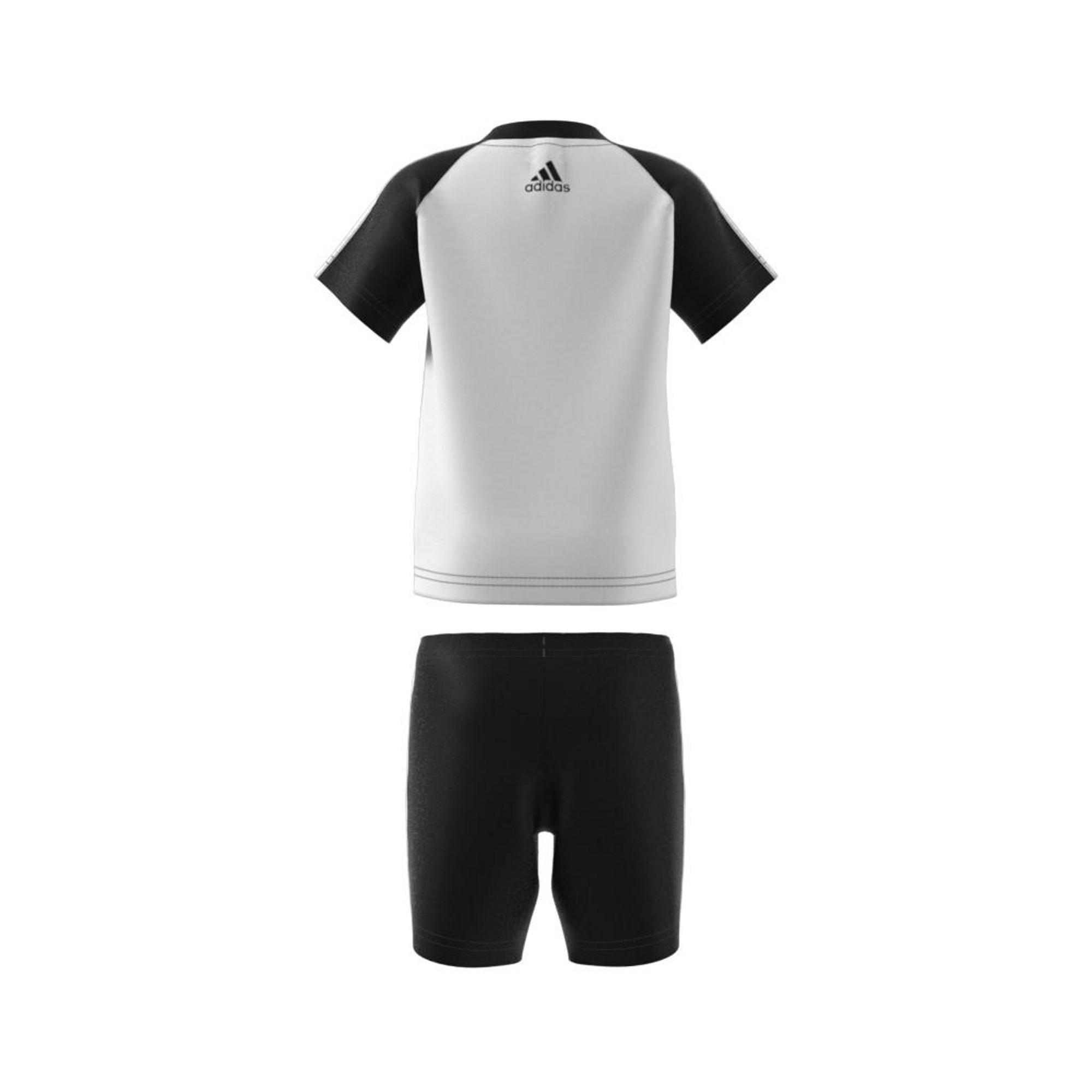 Unisex Kids Sport Summer Set, White, A901_ONE, large image number 12