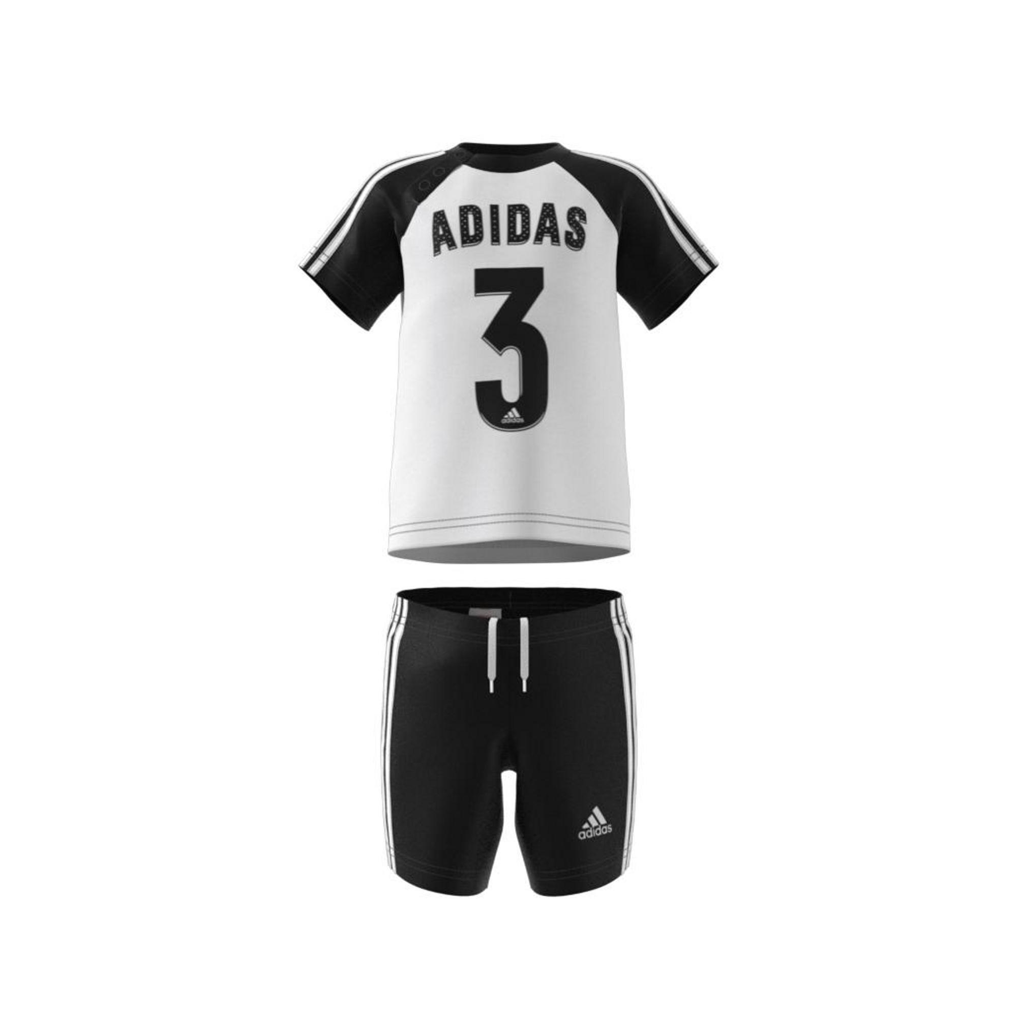 Unisex Kids Sport Summer Set, White, A901_ONE, large image number 13