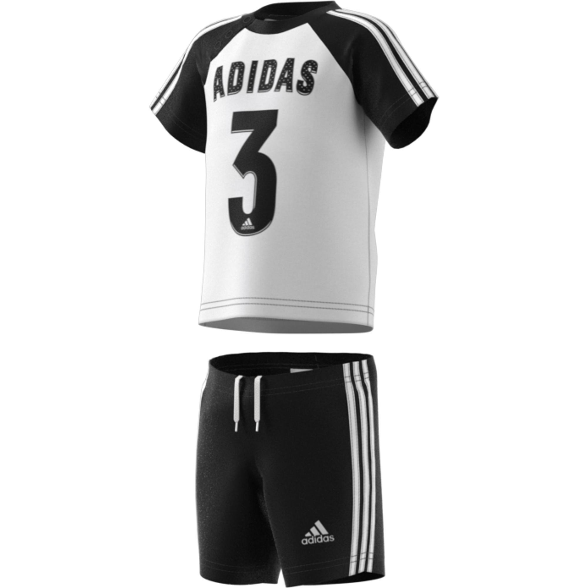 Unisex Kids Sport Summer Set, White, A901_ONE, large image number 14