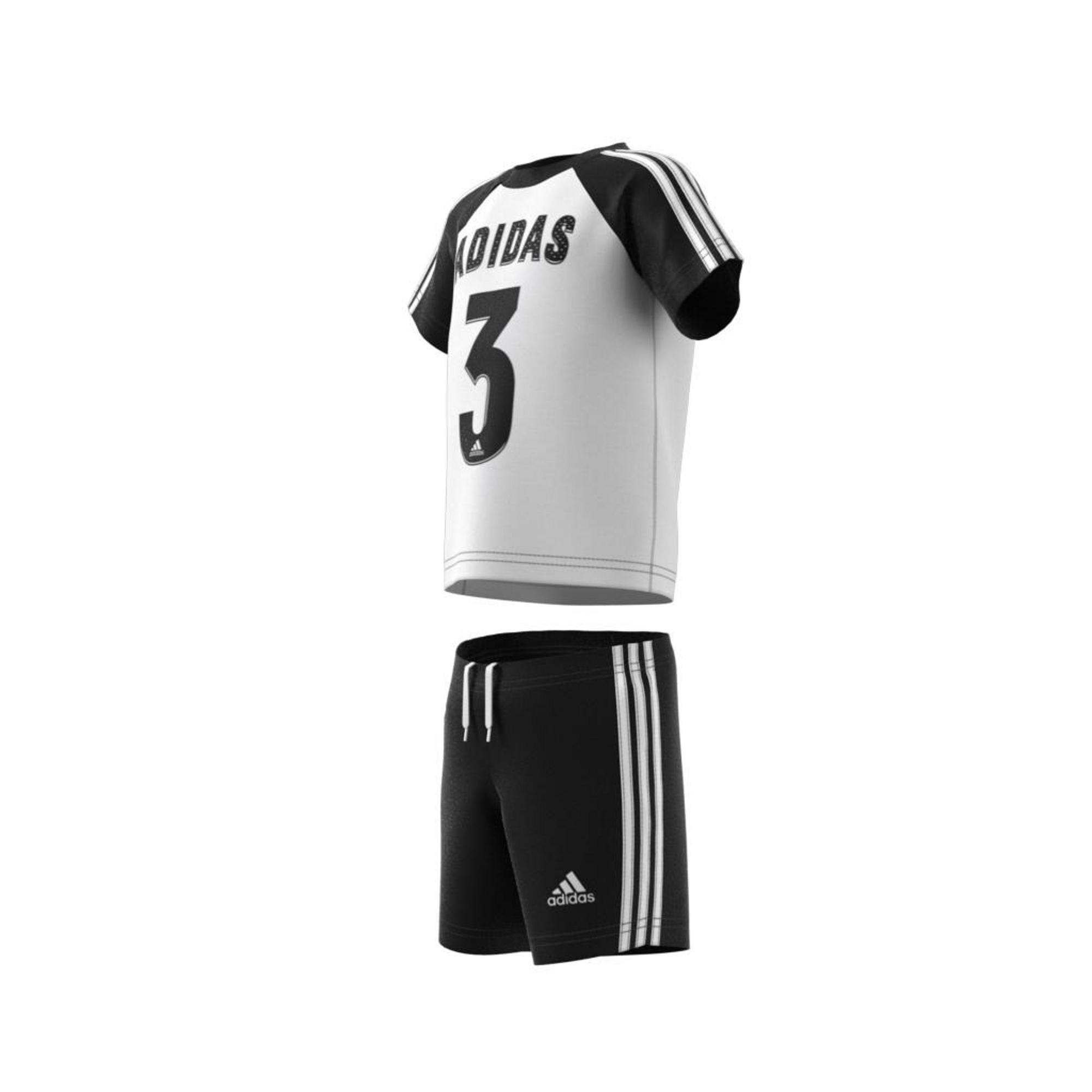 Unisex Kids Sport Summer Set, White, A901_ONE, large image number 18