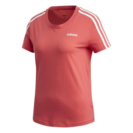 Women Essentials 3-Stripes T-Shirt, Pink, A901_ONE, large image number 1