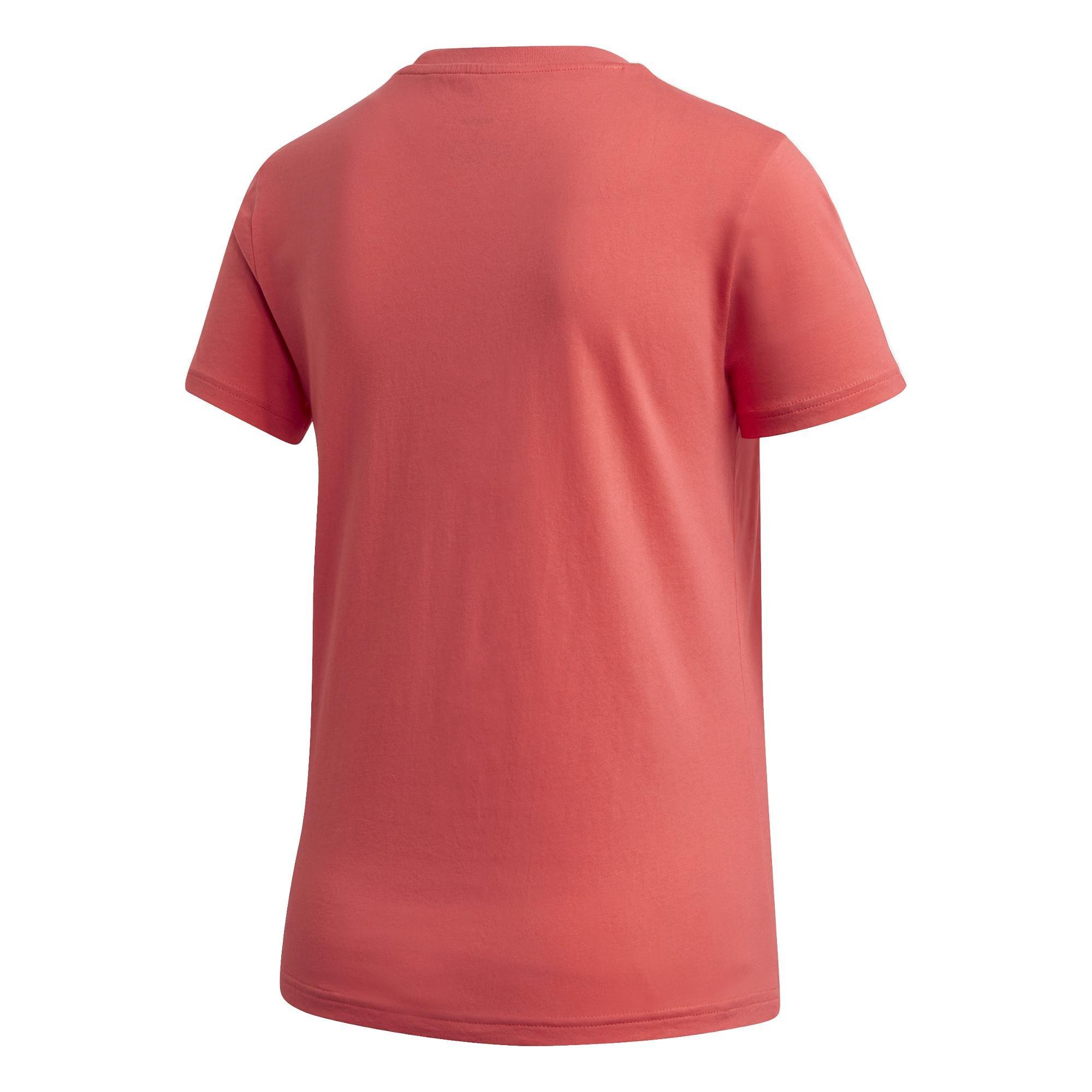 Essentials 3-Stripes T-Shirt, Pink, , large image number 3