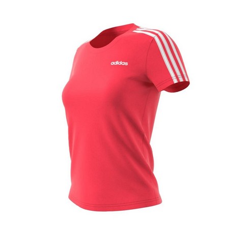 Women Essentials 3-Stripes T-Shirt, Pink, A901_ONE, large image number 10