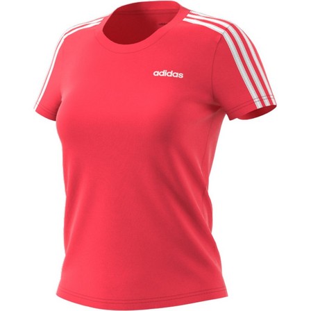 Women Essentials 3-Stripes T-Shirt, Pink, A901_ONE, large image number 11