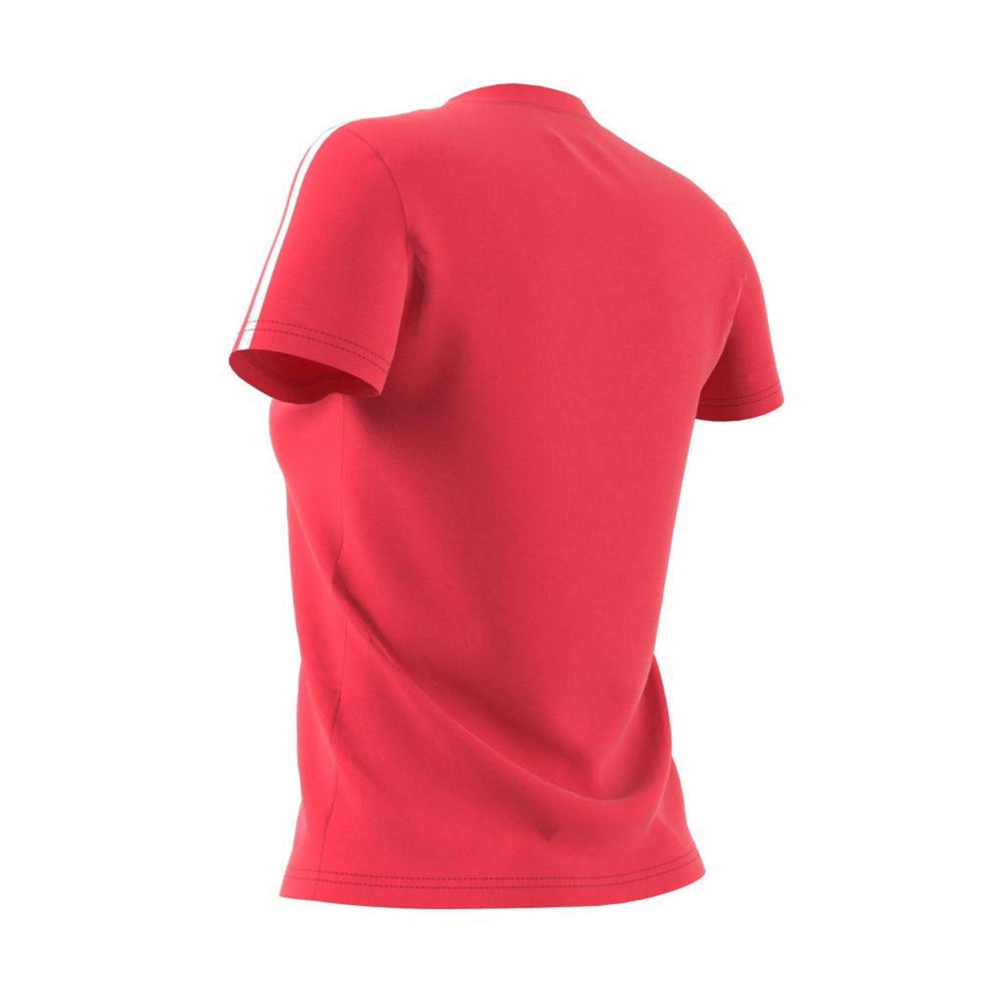 Essentials 3-Stripes T-Shirt, Pink, , large image number 12