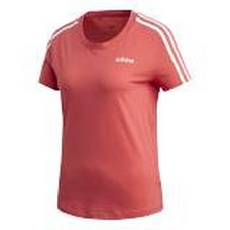 Women Essentials 3-Stripes T-Shirt, Pink, A901_ONE, large image number 15