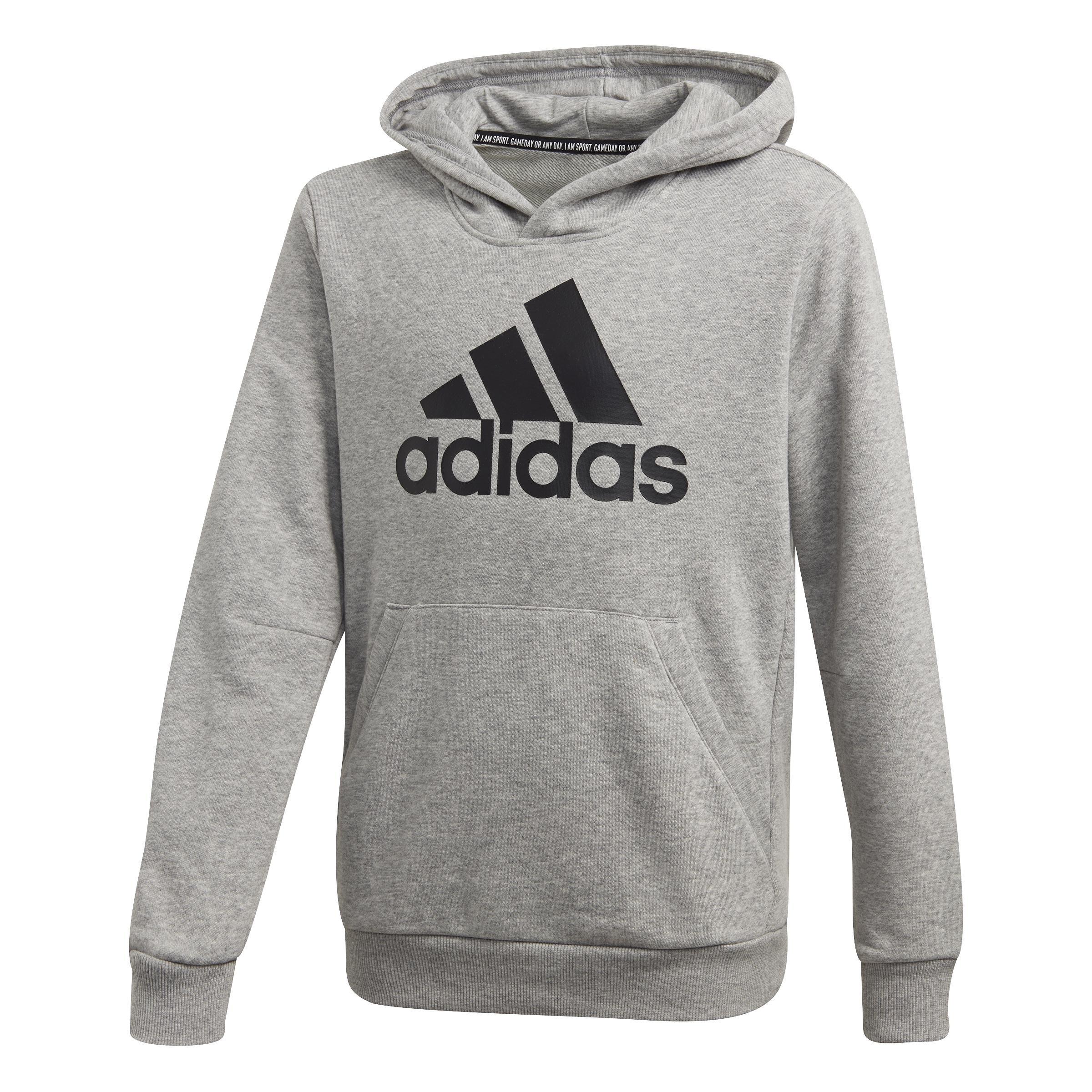 Badge Of Sport Hoodie, Grey, , large image number 0