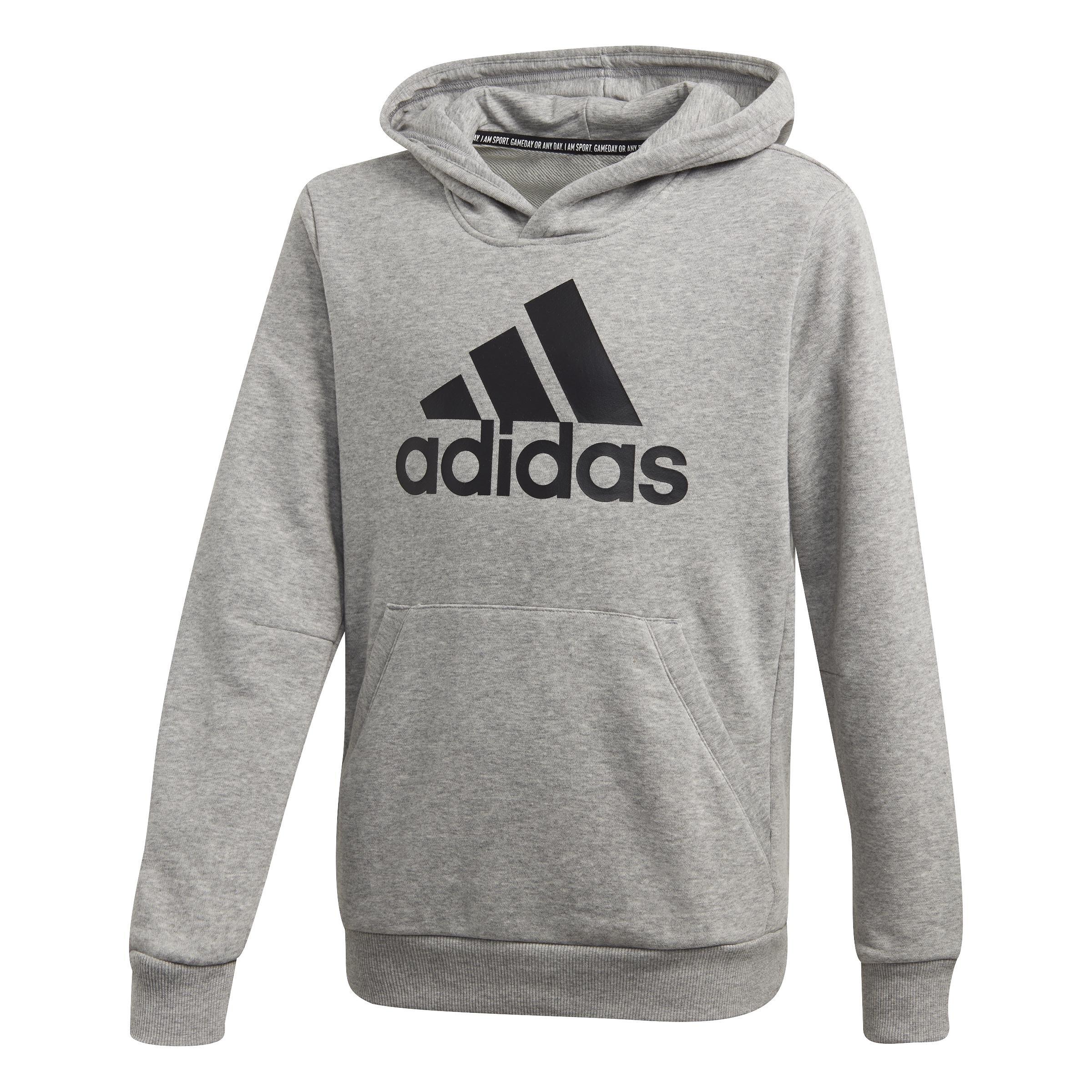 Badge Of Sport Hoodie, Grey, , large image number 2