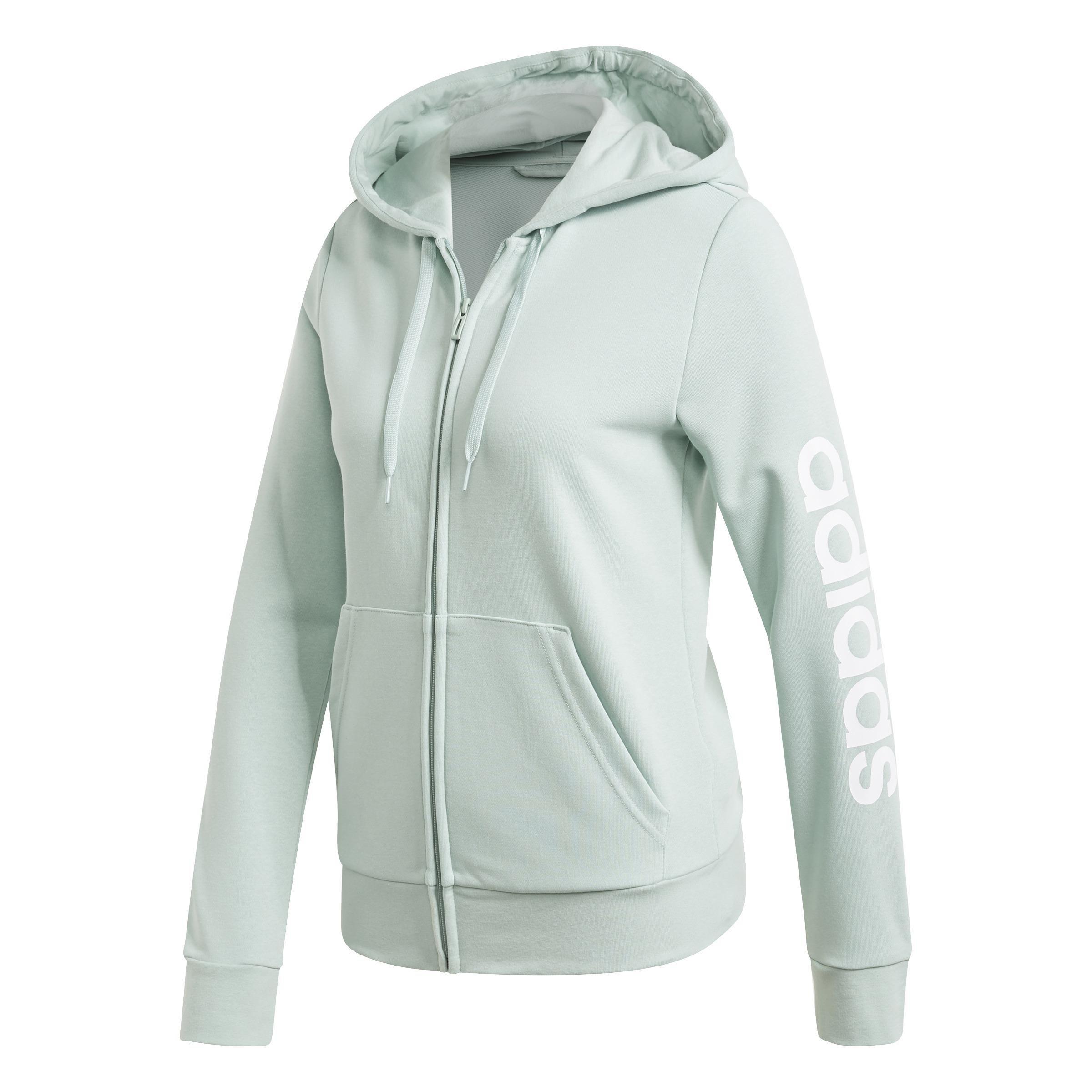 adidas Women's Essentials Linear Fleece Hoodie