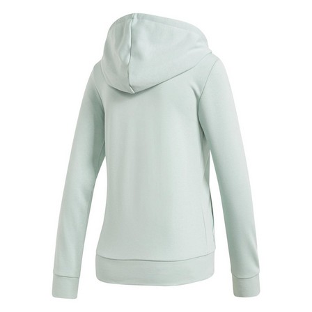 Women Essentials Linear Hoodie, Green, A901_ONE, large image number 3