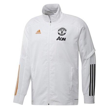 Men Manchester United Presentation Track Top, White, A901_ONE, large image number 0