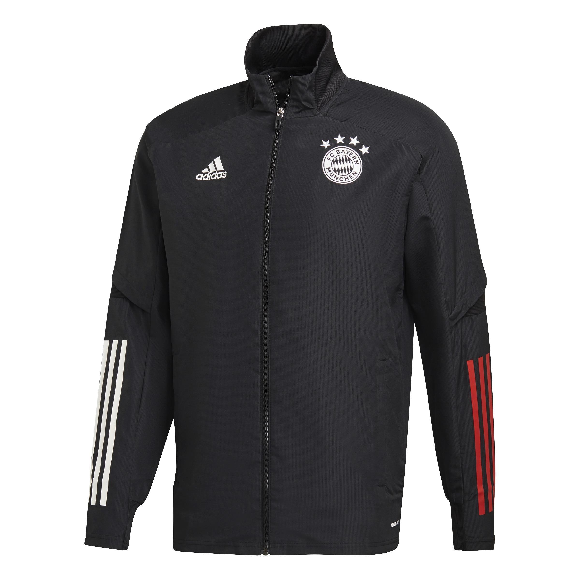 Men Fc Bayern Presentation Track Top, Black, A901_ONE, large image number 0