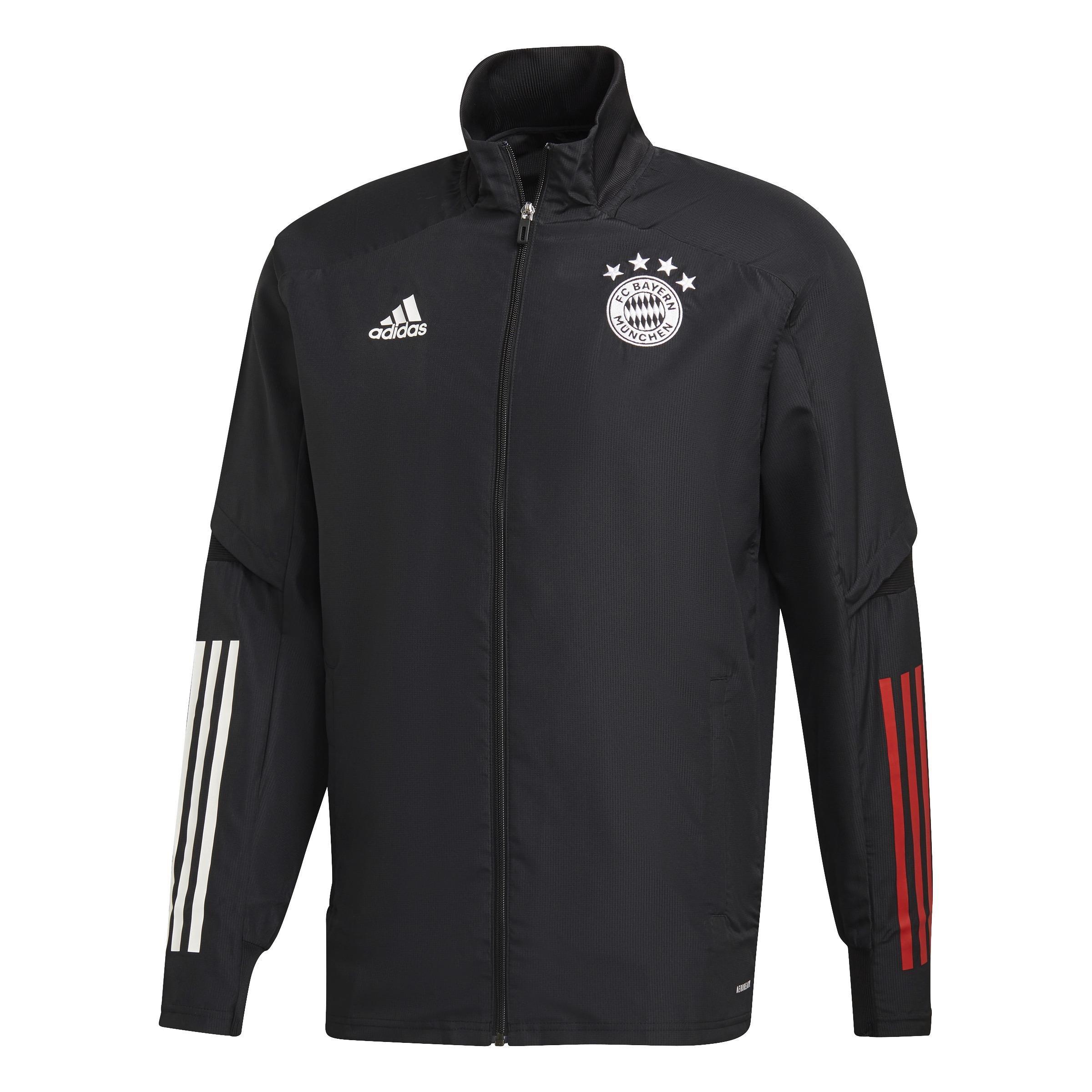 Men Fc Bayern Presentation Track Top, Black, A901_ONE, large image number 2