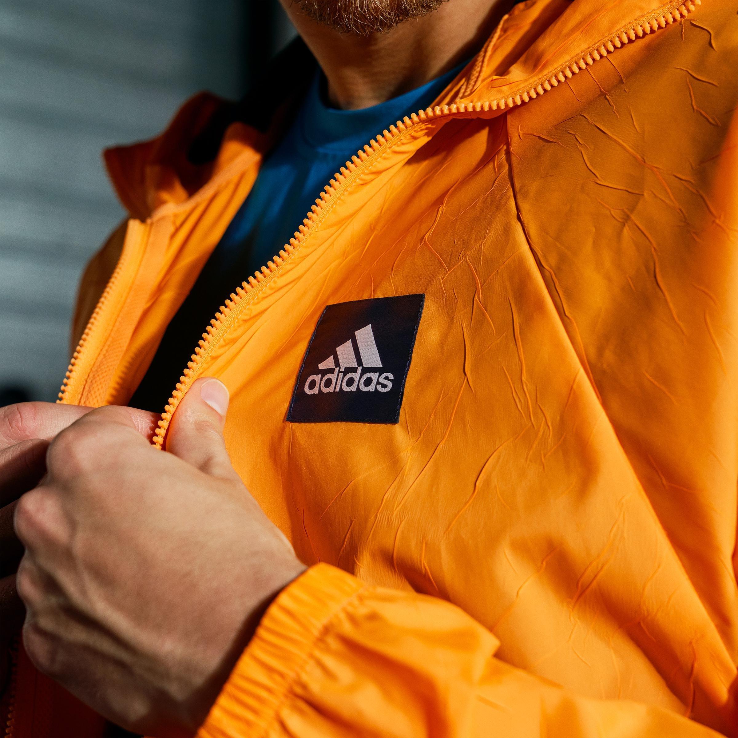 Men Adidas W.N.D. Primeblue Jacket, Gold, A901_ONE, large image number 3