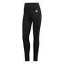 Women Fabric Mix Engineered Cotton Leggings, Black, A901_ONE, thumbnail image number 2