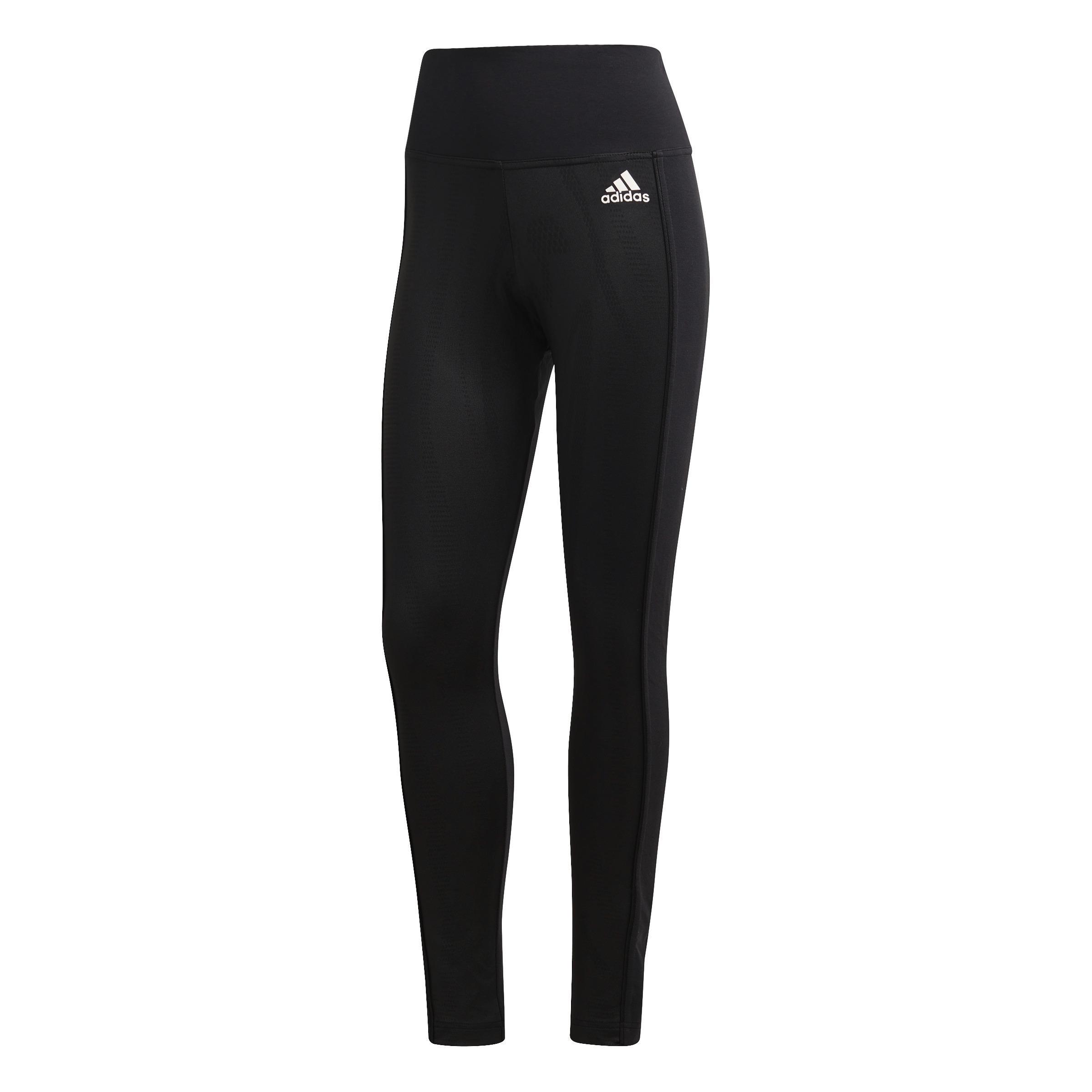 Fabric Mix Engineered Cotton Leggings, Black, , large image number 2