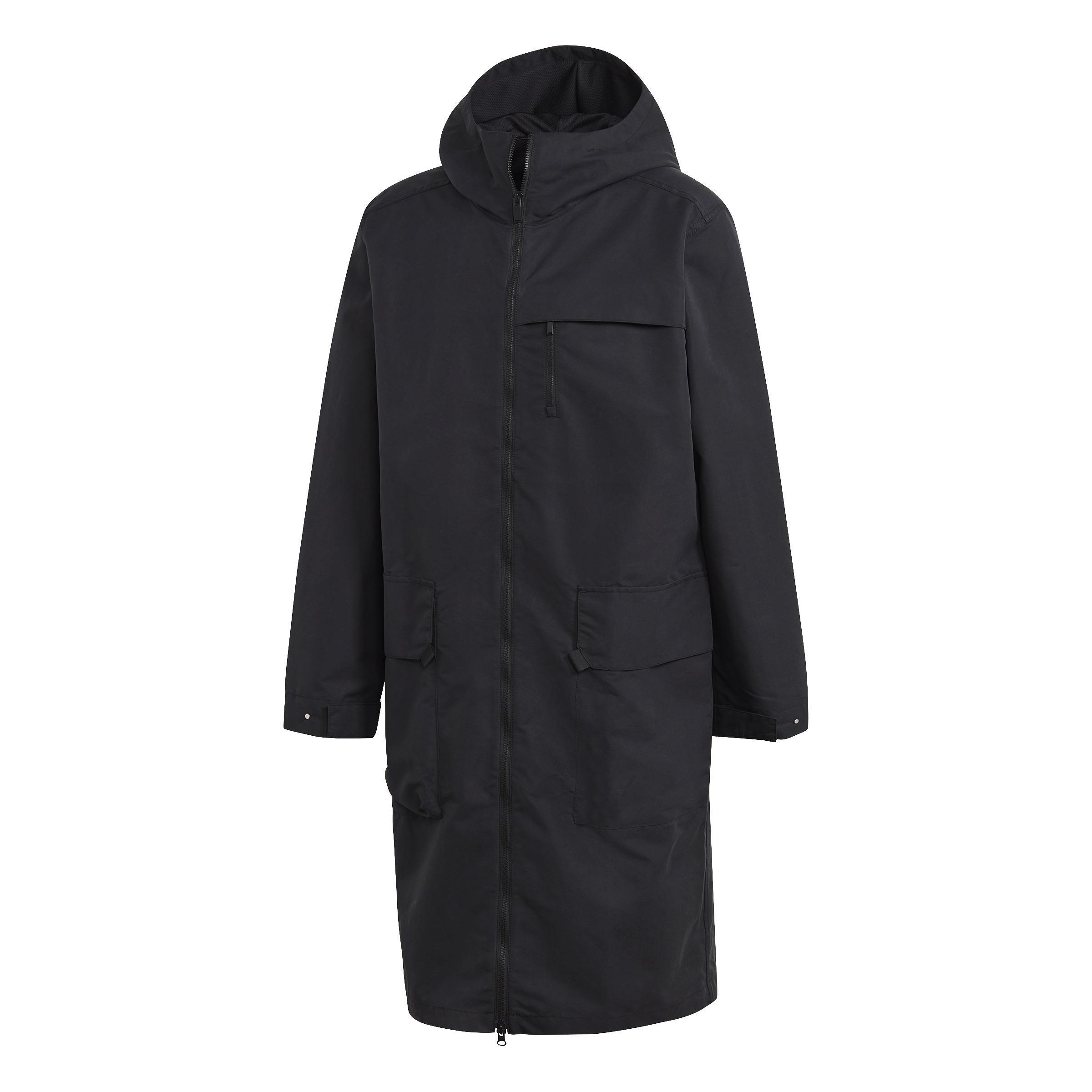 Shell Long Jacket, Black, , large image number 1