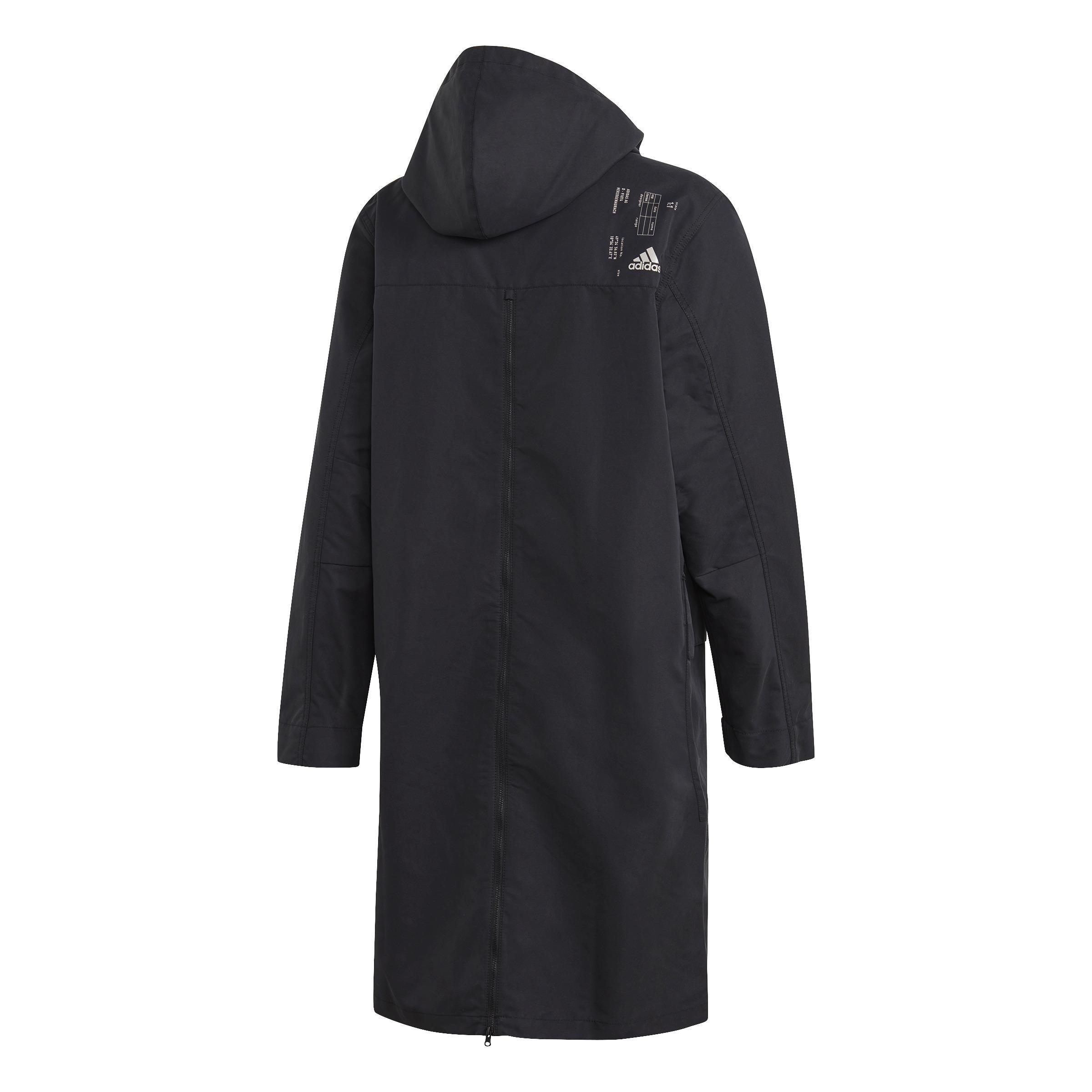 Shell Long Jacket, Black, , large image number 2