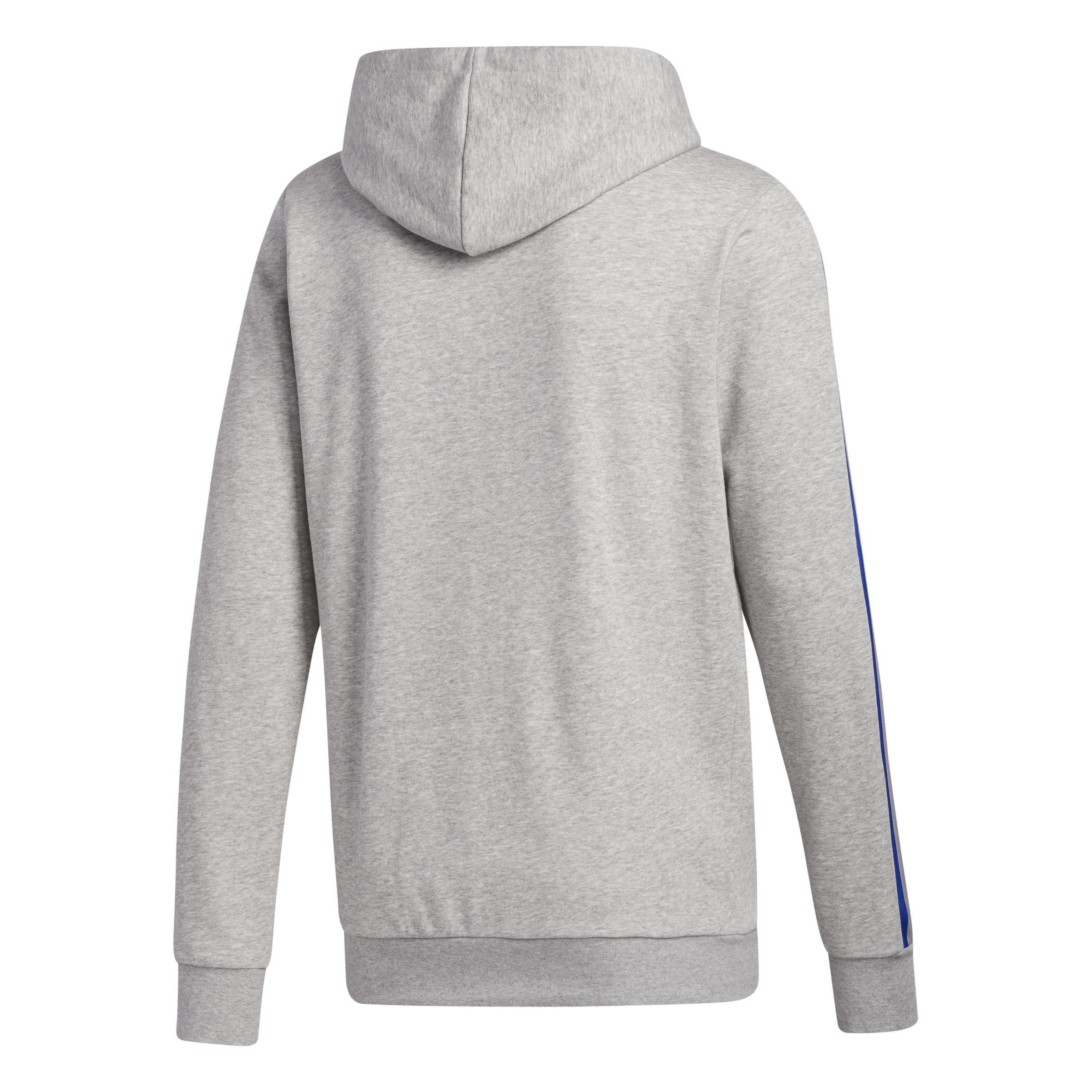 3-Stripes Tape Full-Zip Hoodie, Grey, , large image number 1