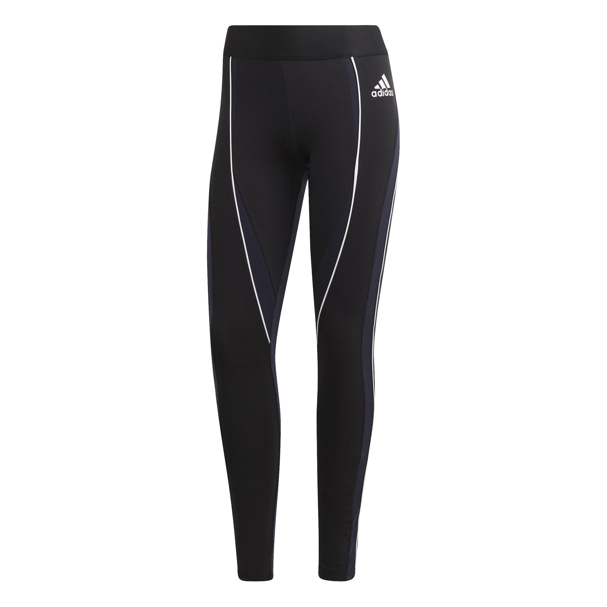 Colorblock Leggings, Black, , large image number 0