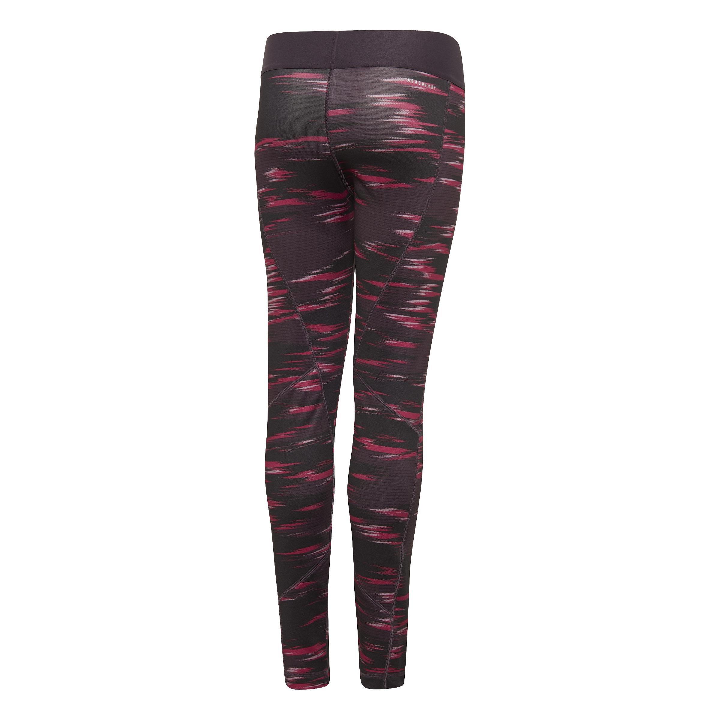 Kids Alphaskin Warm Aeroready Warming Leggings, Purple, , large image number 1