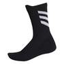 Unisex Techfit Crew Socks, Black, A901_ONE, thumbnail image number 12