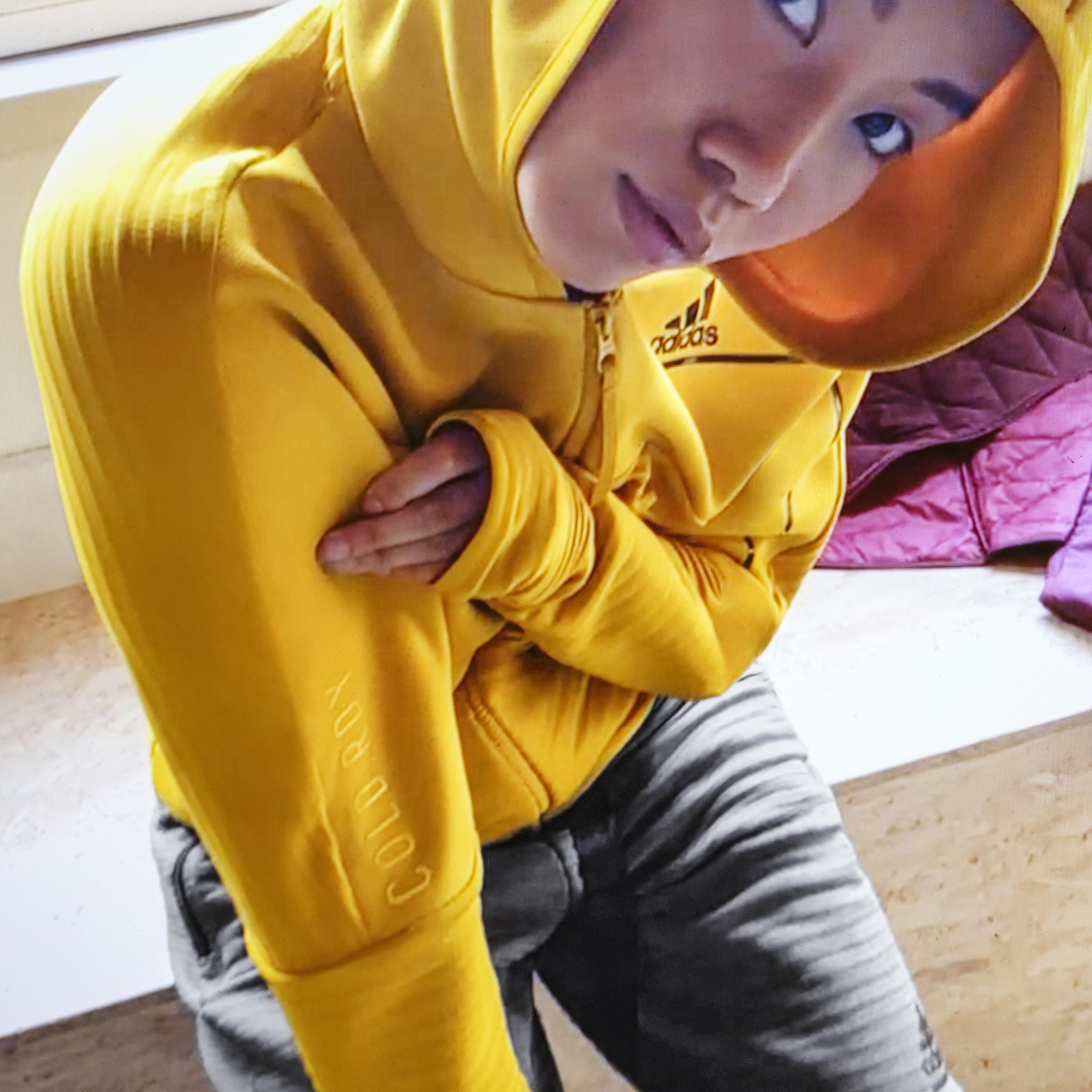adidas Z.N.E. COLD.RDY Athletics Hoodie, Yellow, , large image number 4